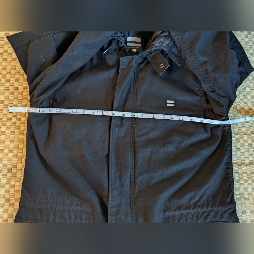 RARE Momotaro Fishtail Quilted Parka Hooded Black Men's Size 40 Made in Japan - Picture 10 of 11